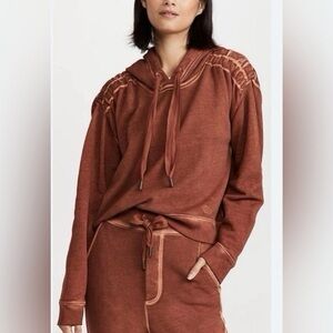 Veronica Beard Loulou Sweatshirt Brown Nutmeg